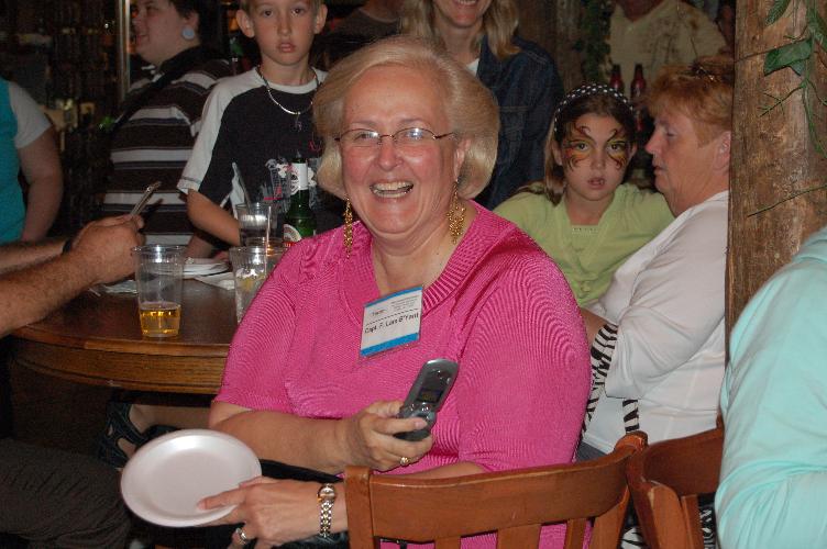 Ellena Roland making sure every one is having fun